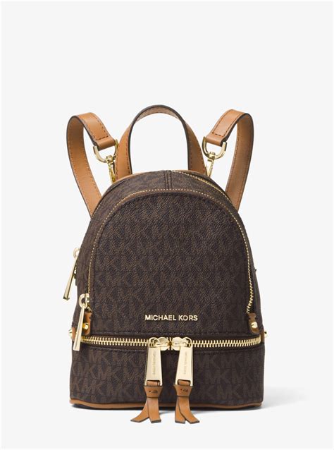 michael kors mini logo backpack|michael kors small side bag.